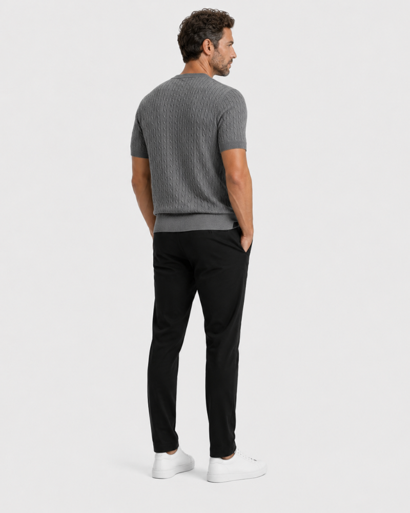Cable Knit T-Shirt