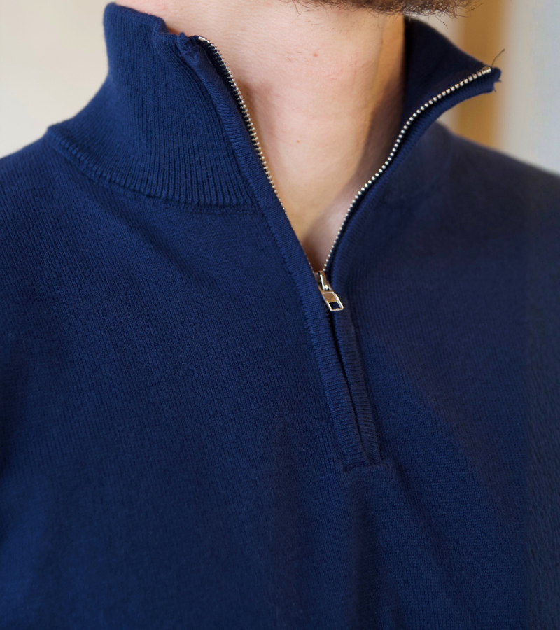 Knit Half-Zip Sweater