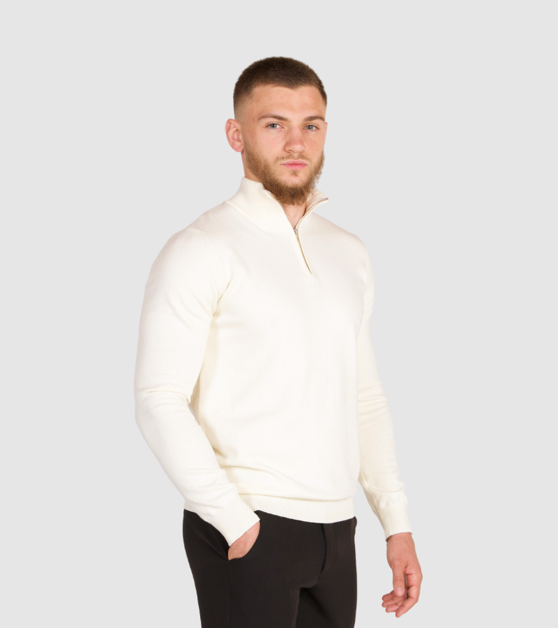 Knit Half-Zip Sweater