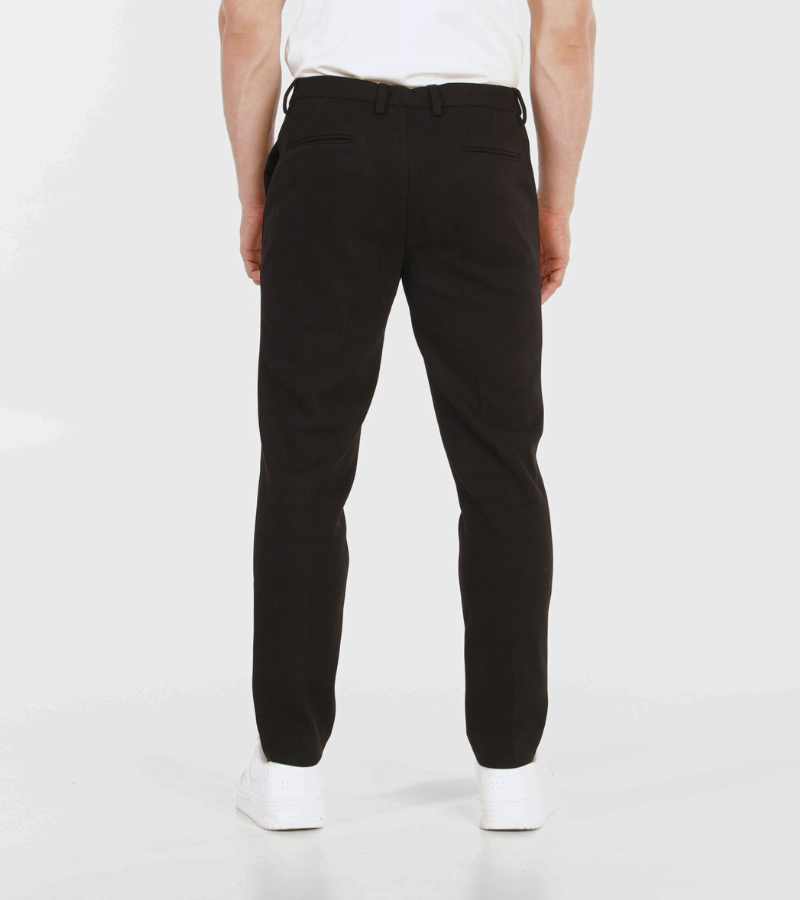 Melange Wool-Mix Trousers