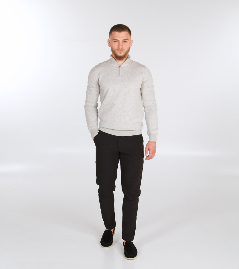 Knit Half-Zip Sweater