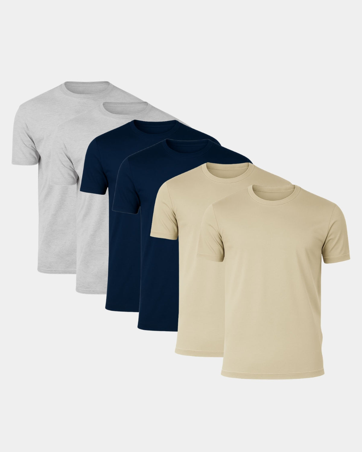 Smart Fit T-Shirt - 6-Pack Earth & Stone