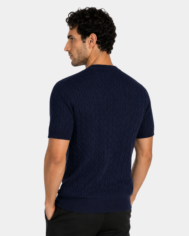 Cable Knit T-Shirt