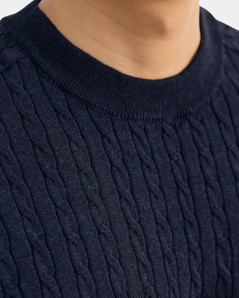 Cable Knit T-Shirt