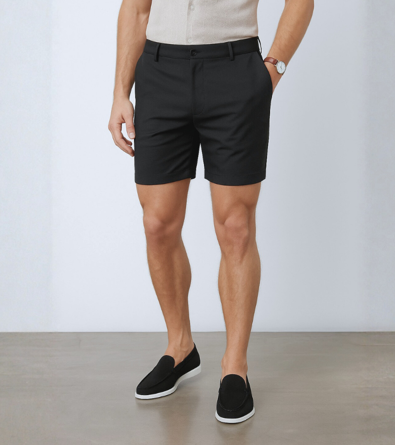 Lightweight stretch chino shorts