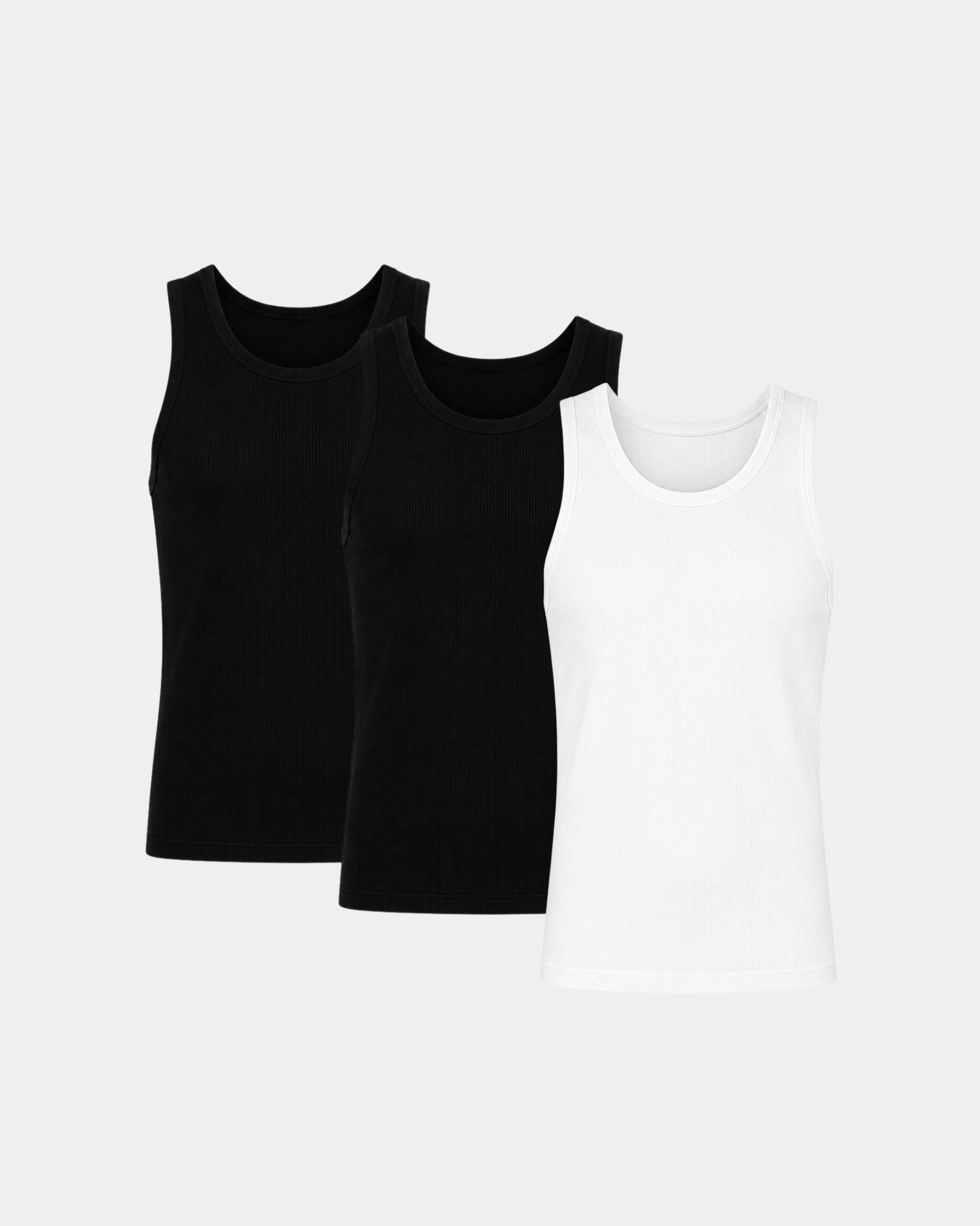 Smart Fit Tank - 3-Pack Black & White