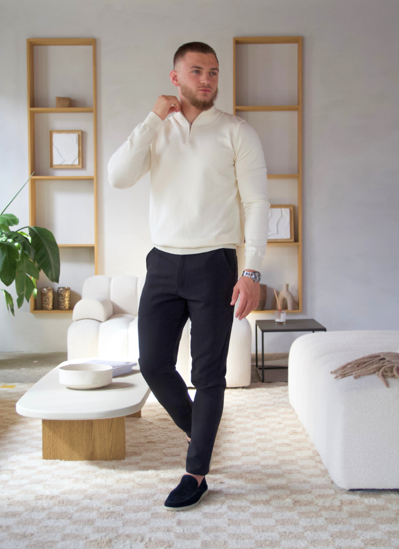 Knit Half-Zip Sweater - Alden & Ash