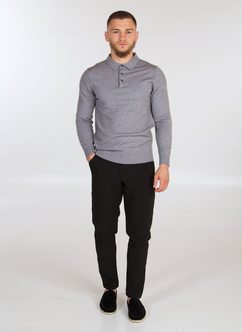 Knit Polo Sweater - Alden & Ash