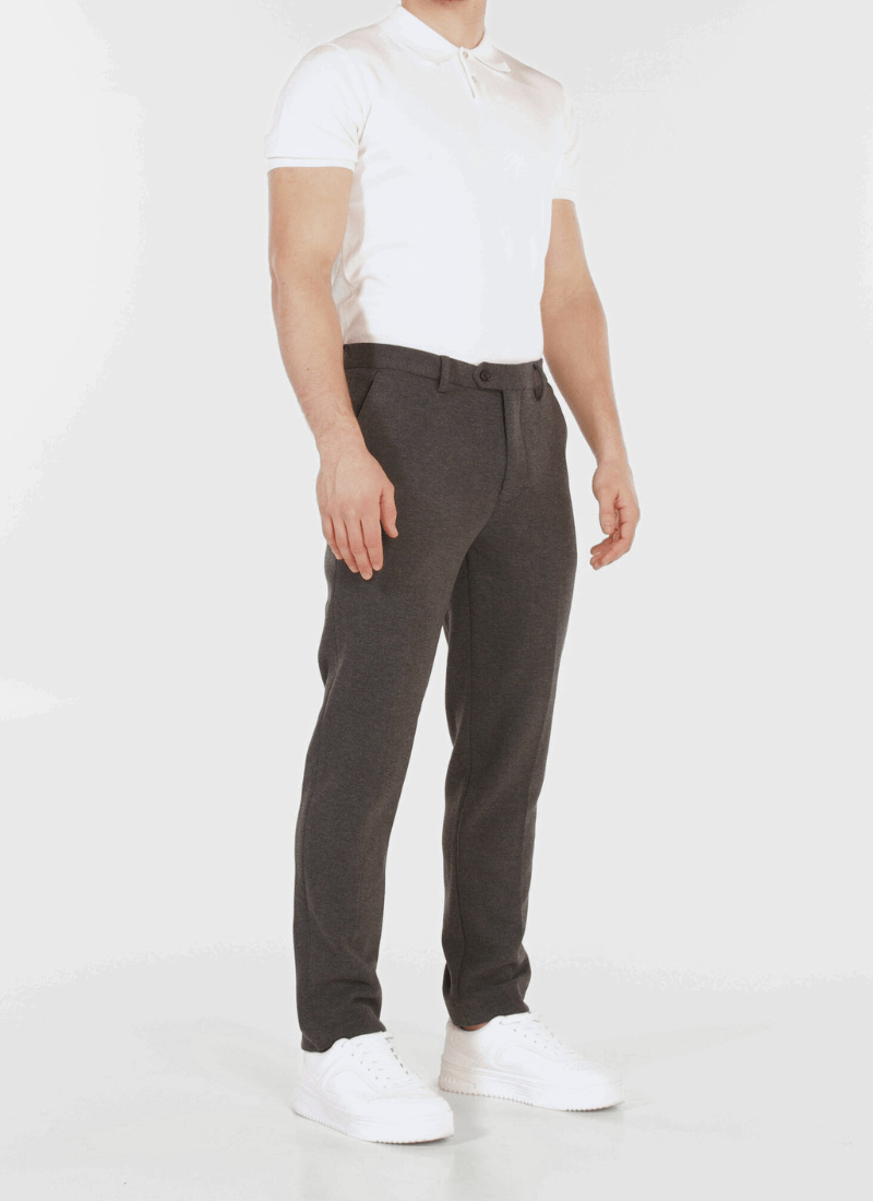 Melange Wool-Mix Trousers - Alden & Ash