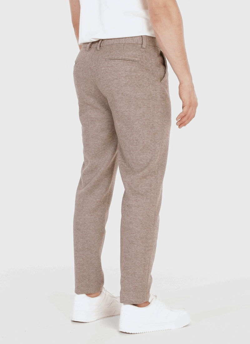 Melange Wool-Mix Trousers - Alden & Ash