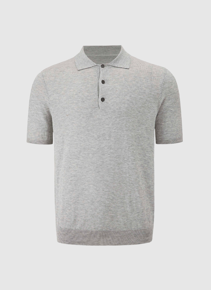 Silk Classic Polo T-Shirt - Alden & Ash