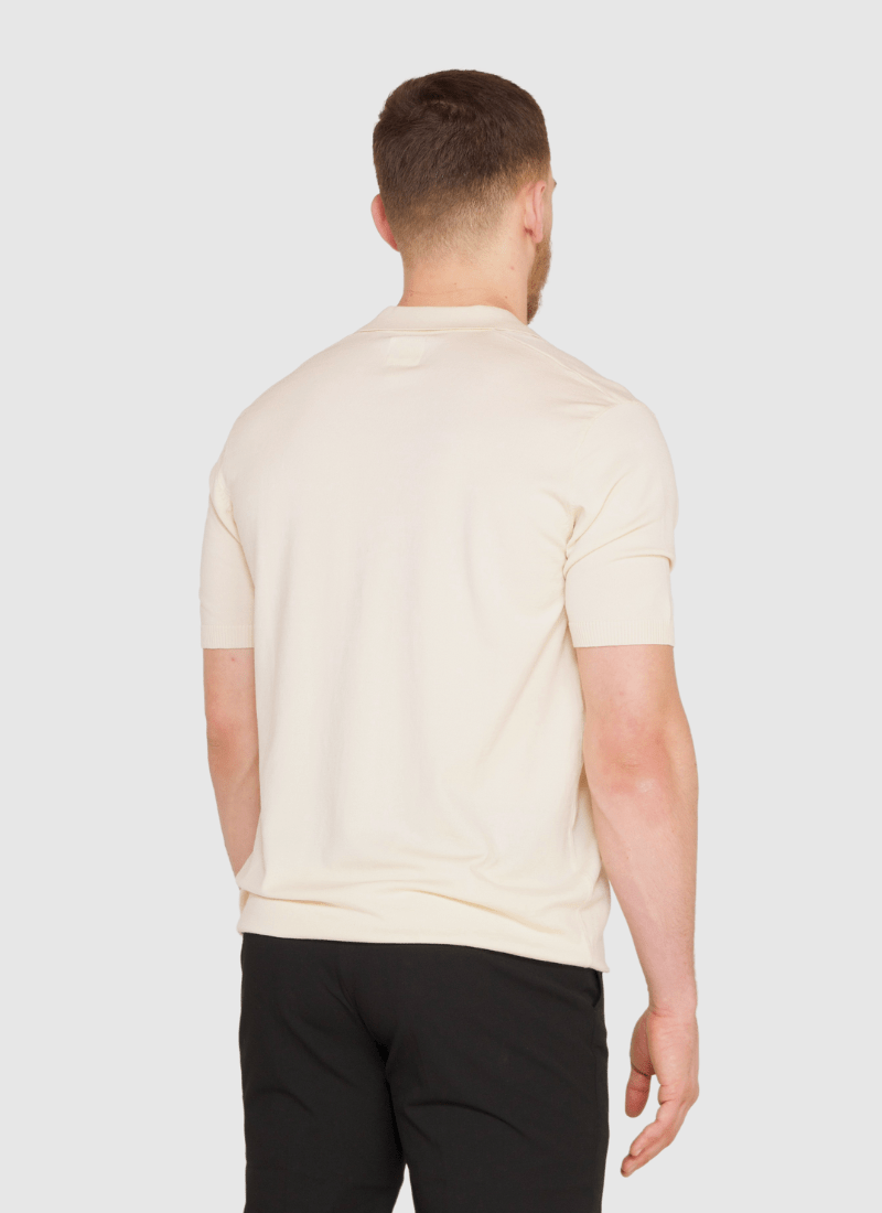 Silk V-neck Polo T-Shirt - Alden & Ash