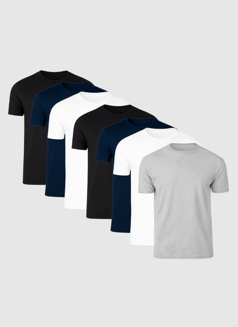 Smart fit T-shirt - 7 pack - Alden & Ash