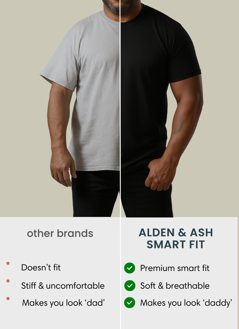Smart fit T-shirt - 7 pack - Alden & Ash