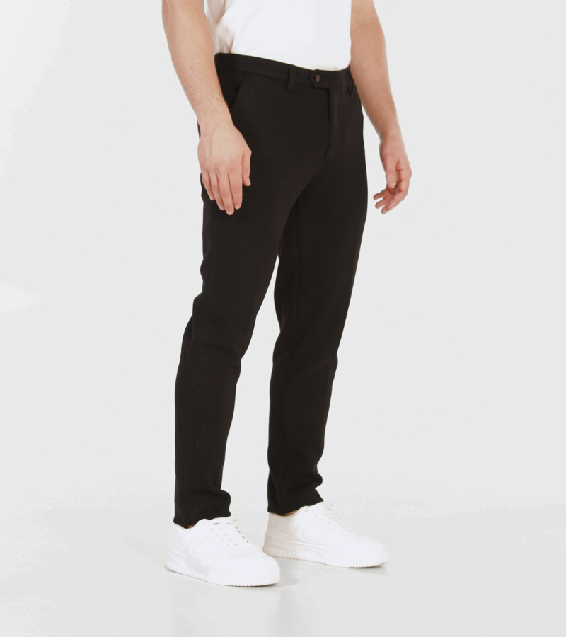 Melange Wool-Mix Trousers