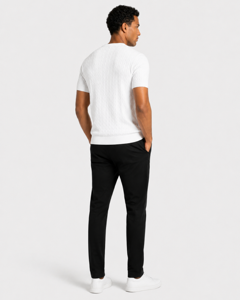 Cable Knit T-Shirt