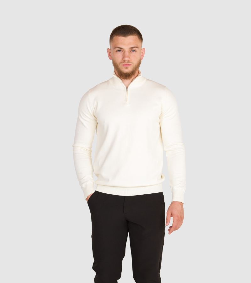 Knit Half-Zip Sweater