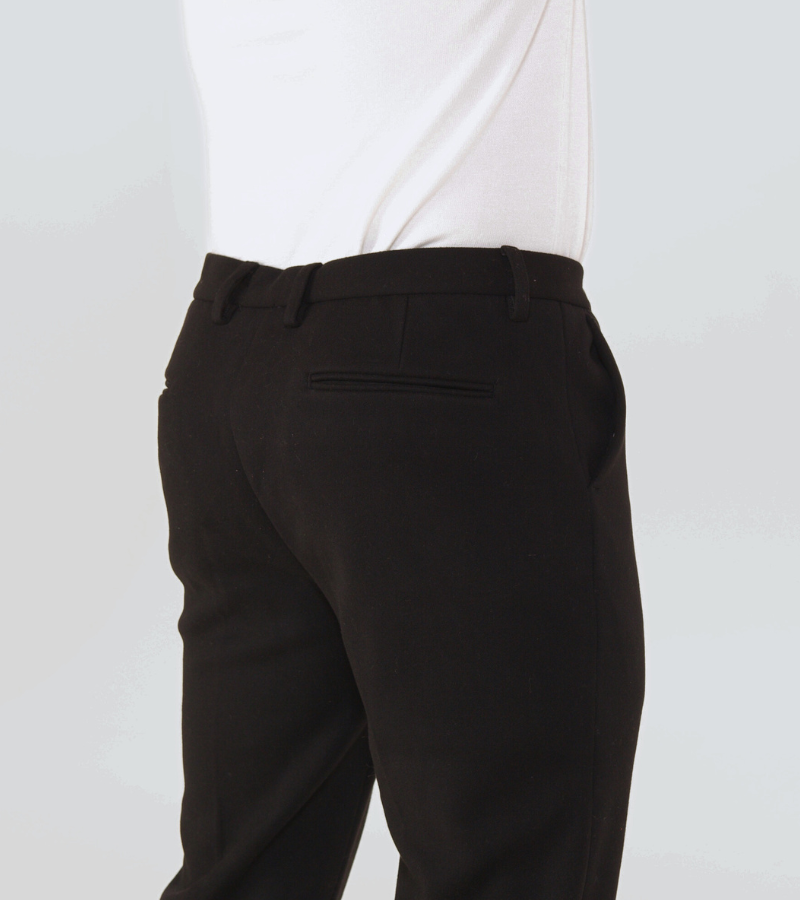 Melange Wool-Mix Trousers