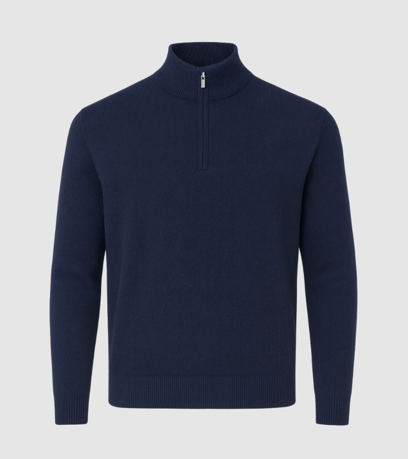 Knit Half-Zip Sweater