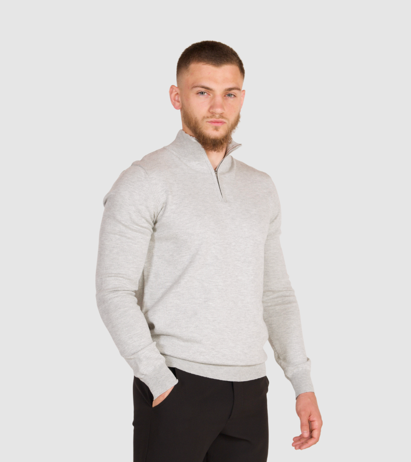 Knit Half-Zip Sweater