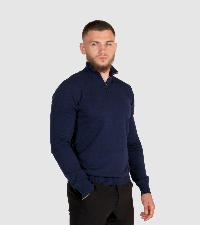 Knit Half-Zip Sweater