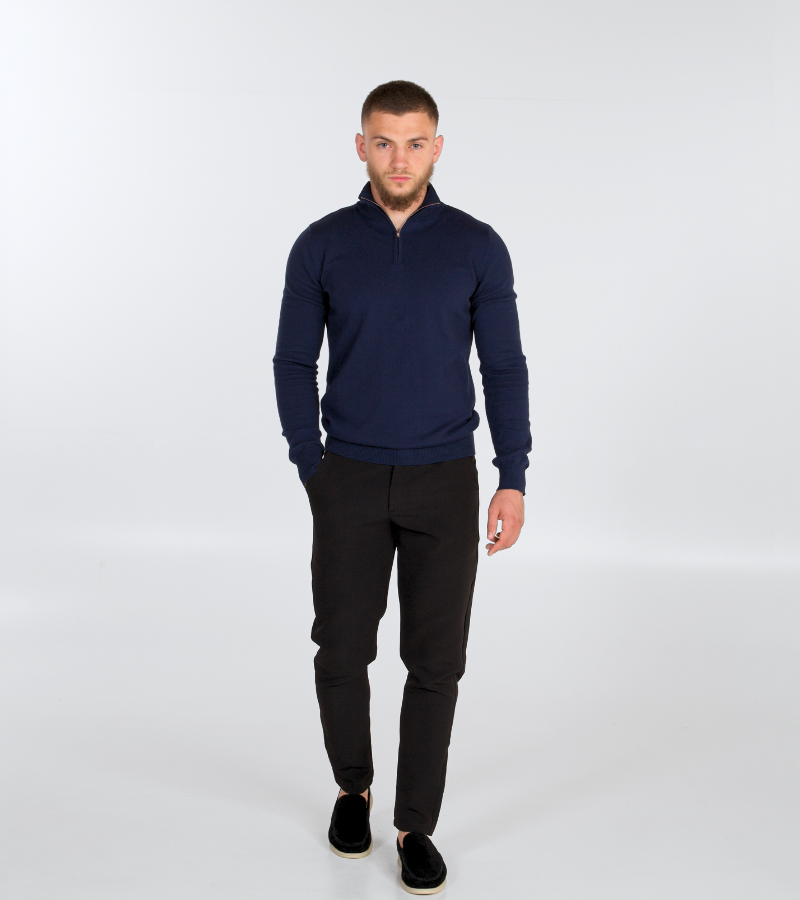 Knit Half-Zip Sweater