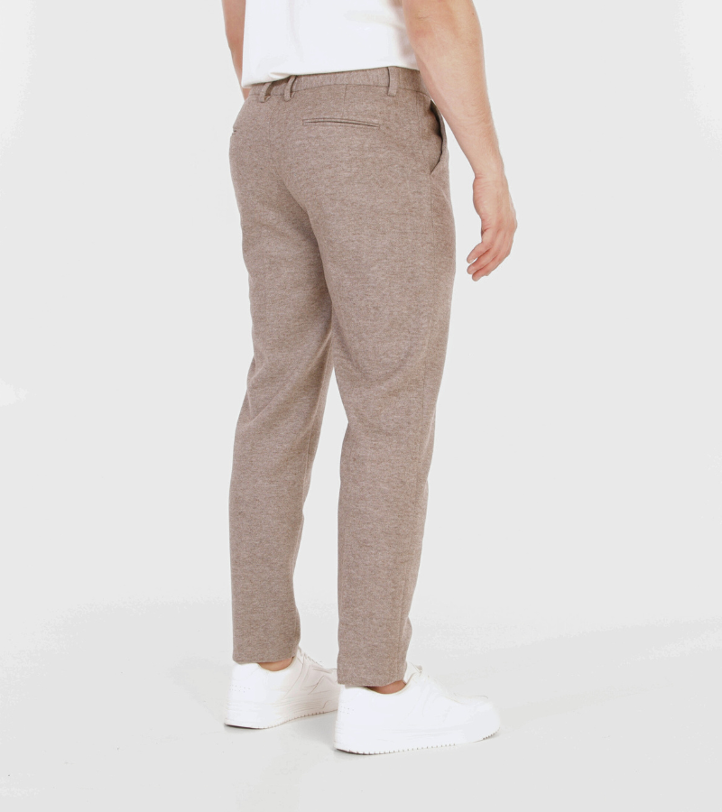 Melange Wool-Mix Trousers