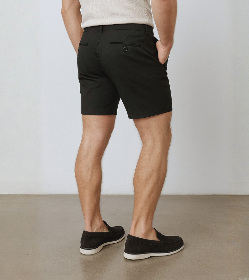 Lightweight stretch chino shorts