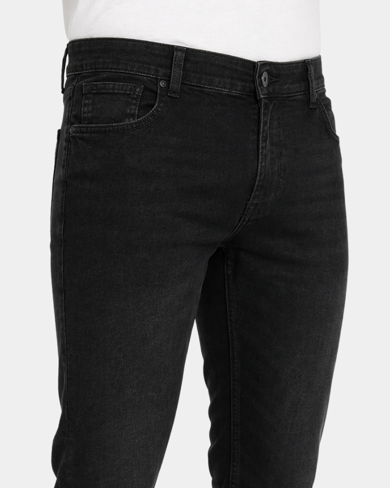 Black jeans on a white background #Color_black