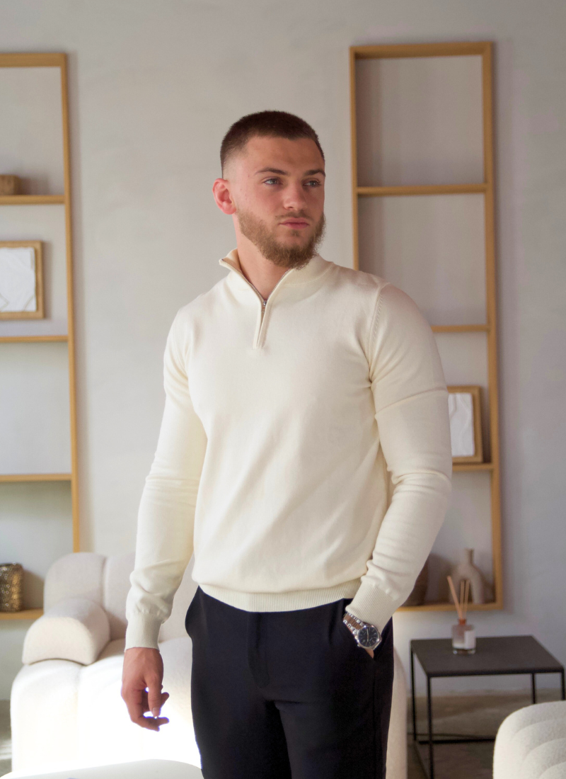 Knit Half-Zip Sweater - Alden & Ash