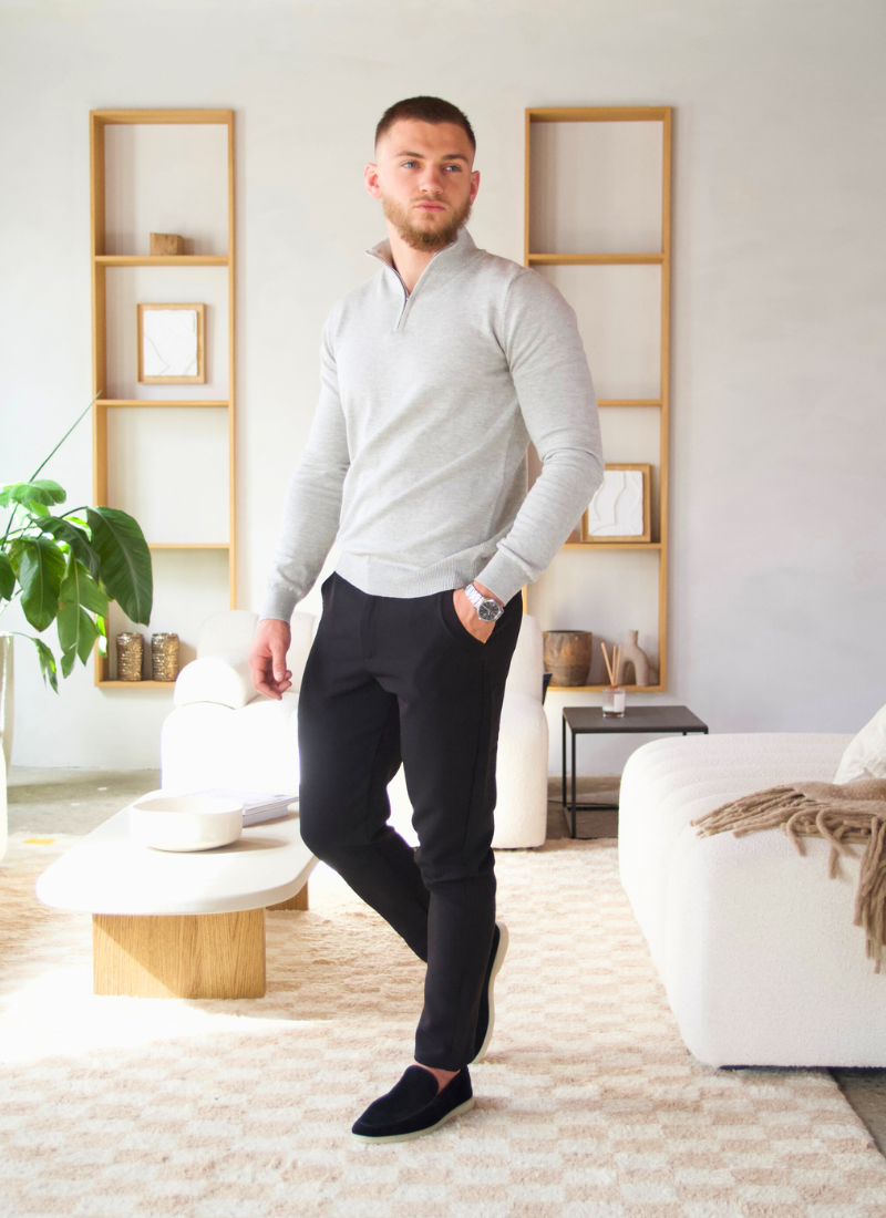 Knit Half-Zip Sweater - Alden & Ash