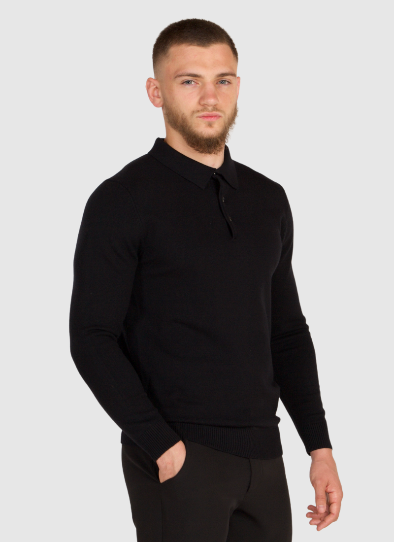 Knit Polo Sweater - Alden & Ash