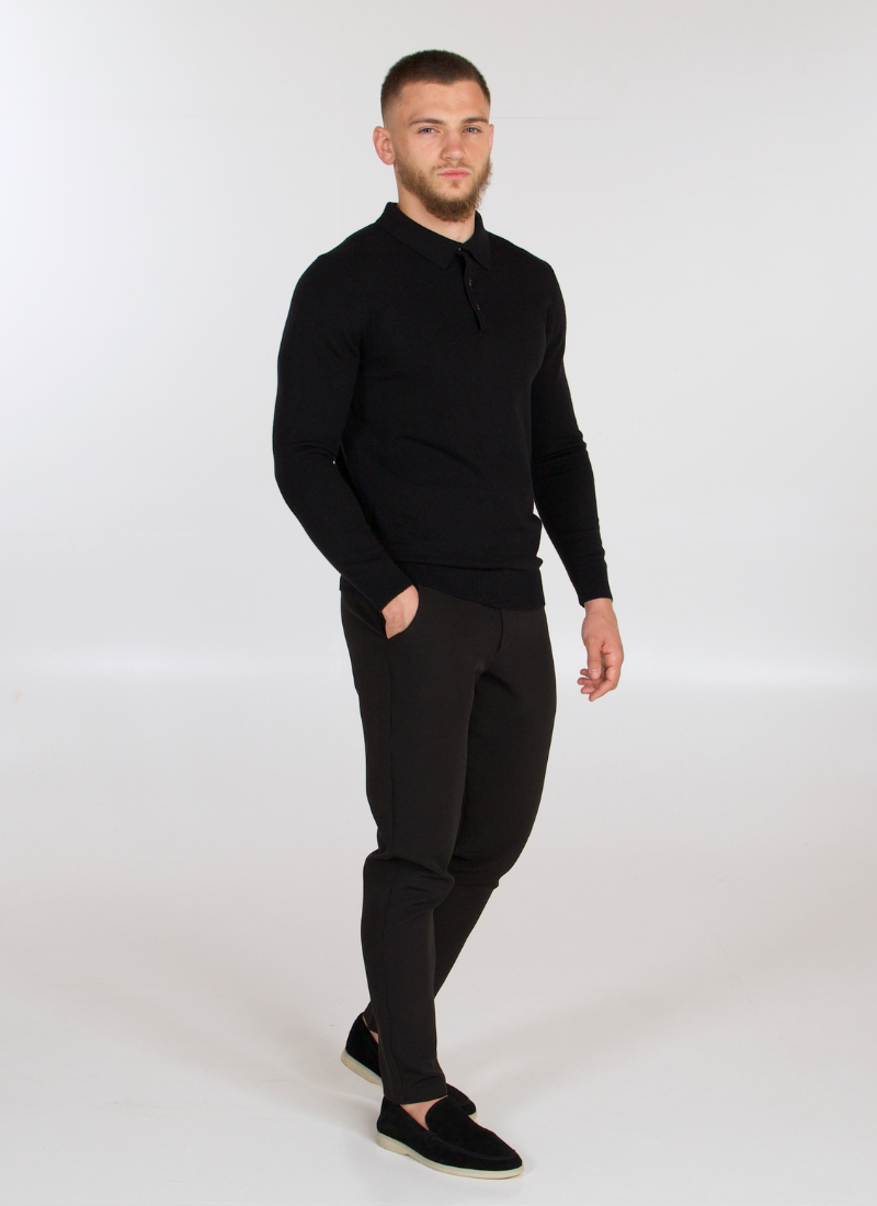 Knit Polo Sweater - Alden & Ash