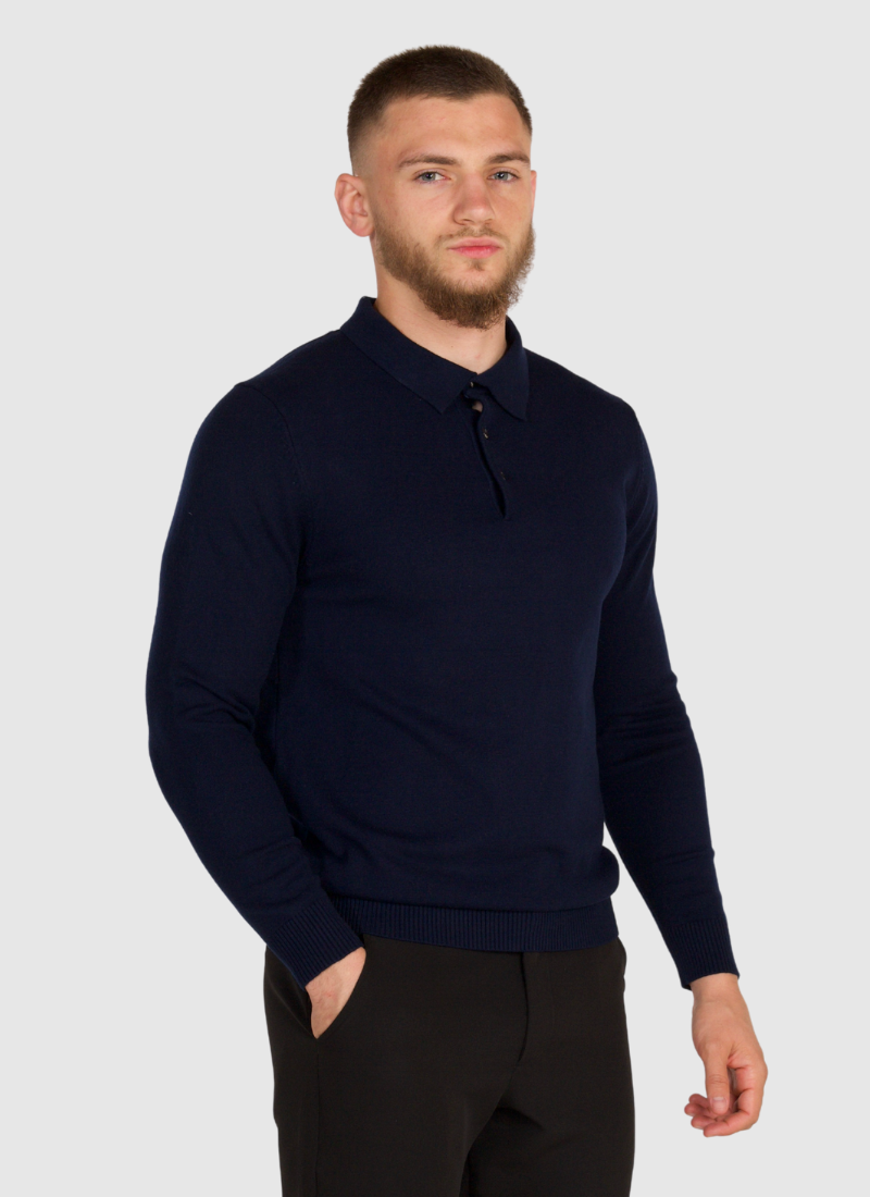 Knit Polo Sweater - Alden & Ash