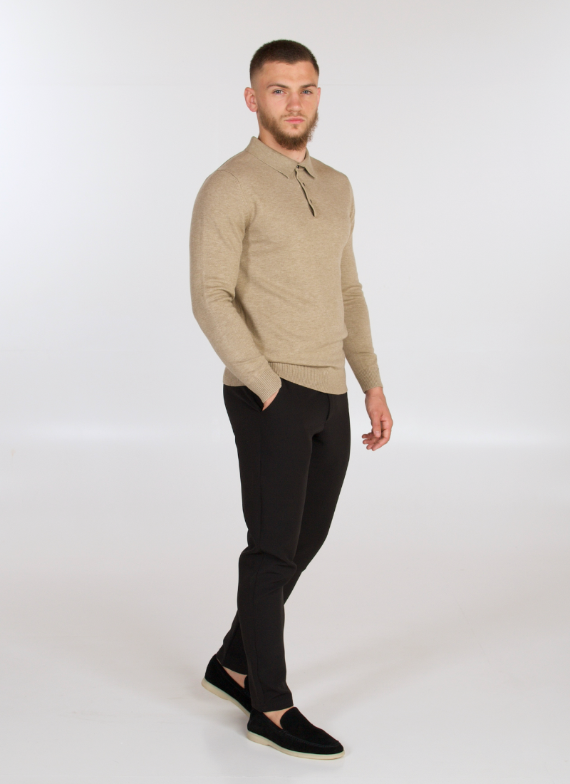 Knit Polo Sweater - Alden & Ash