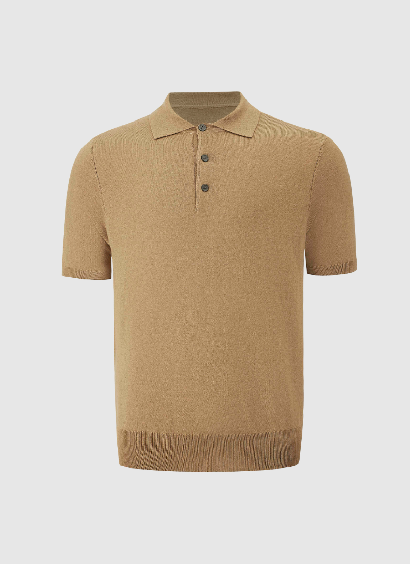 Silk Classic Polo T-Shirt - Alden & Ash