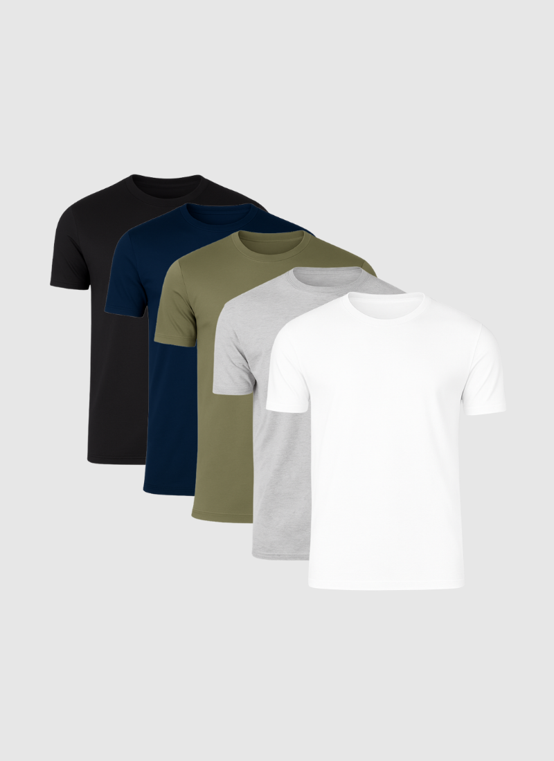 Smart fit T-shirt - 5 pack - Alden & Ash
