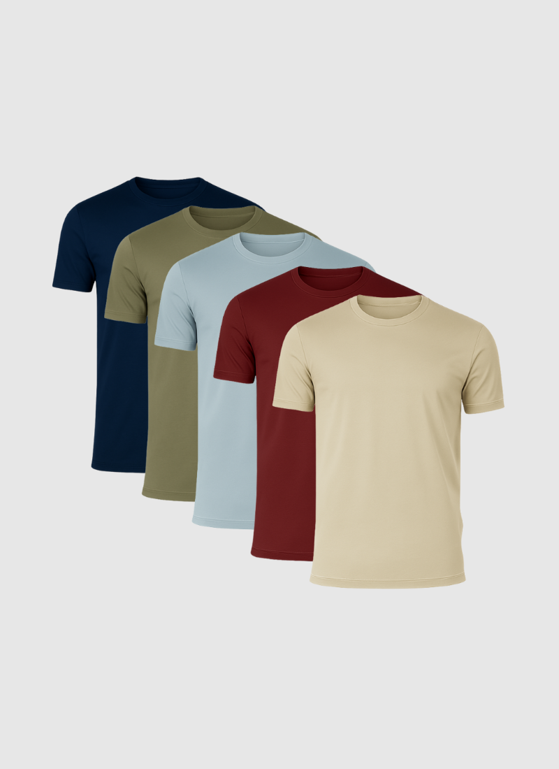 Smart fit T-shirt - 5 pack - Alden & Ash