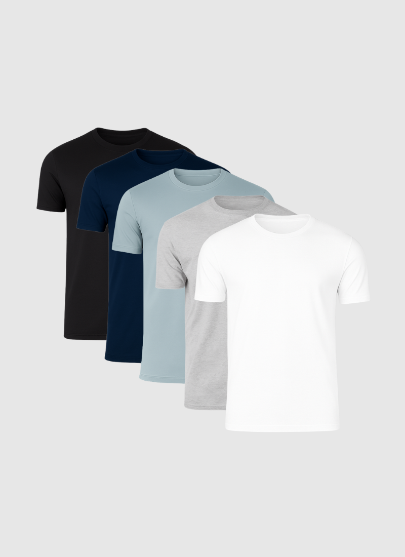 Smart fit T-shirt - 5 pack - Alden & Ash