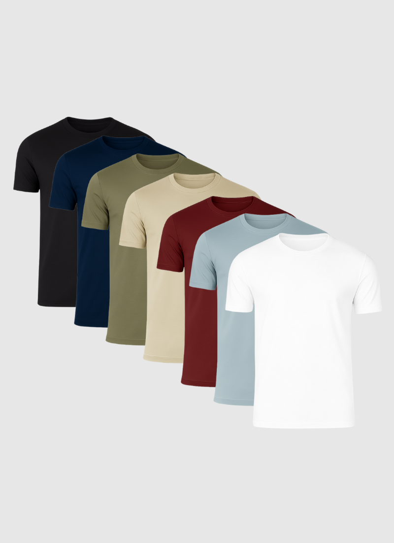 Smart fit T-shirt - 7 pack - Alden & Ash